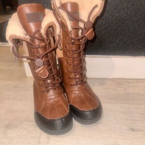 UGG Brown and Black Winter Boots GREAT CONDITION!